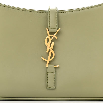 Saint Laurent Smooth Calfskin Le 5 A 7 Hobo Pistache 8 of 14