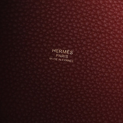 Hermes Taurillon Clemence Picotin Lock 18 PM Rouge H 5 of 13