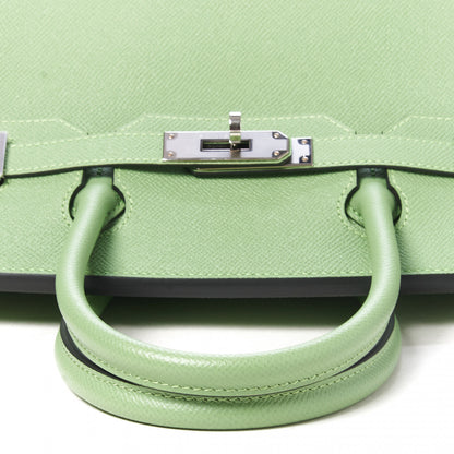 Hermes Epsom Birkin 30 Vert Criquet 11 of 31