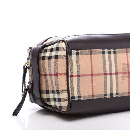 Burberry Haymarket Check Cosmetic Bag Chocolate 7 of 12