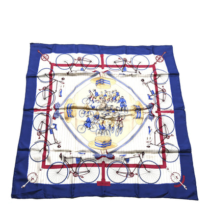 Hermes Silk Vintage Les Becanes Scarf 90 1 of 7