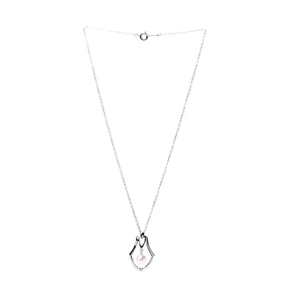 Mikimoto Sterling Silver Akoya Pearl 7mm Drop Pendant Necklace 3 of 7