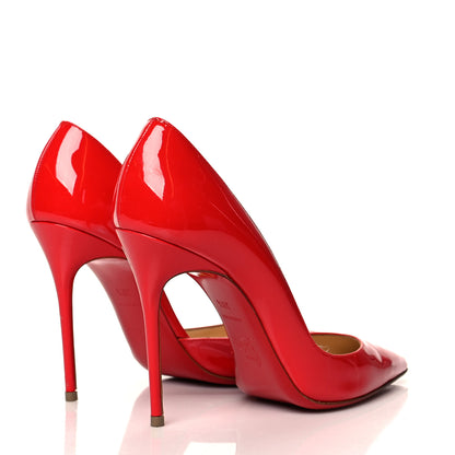 Christian Louboutin Patent Iriza 100 Pumps 38.5 Pavot 4 of 11
