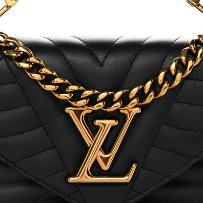 Louis Vuitton Calfskin New Wave Chain PM Black 8 of 11