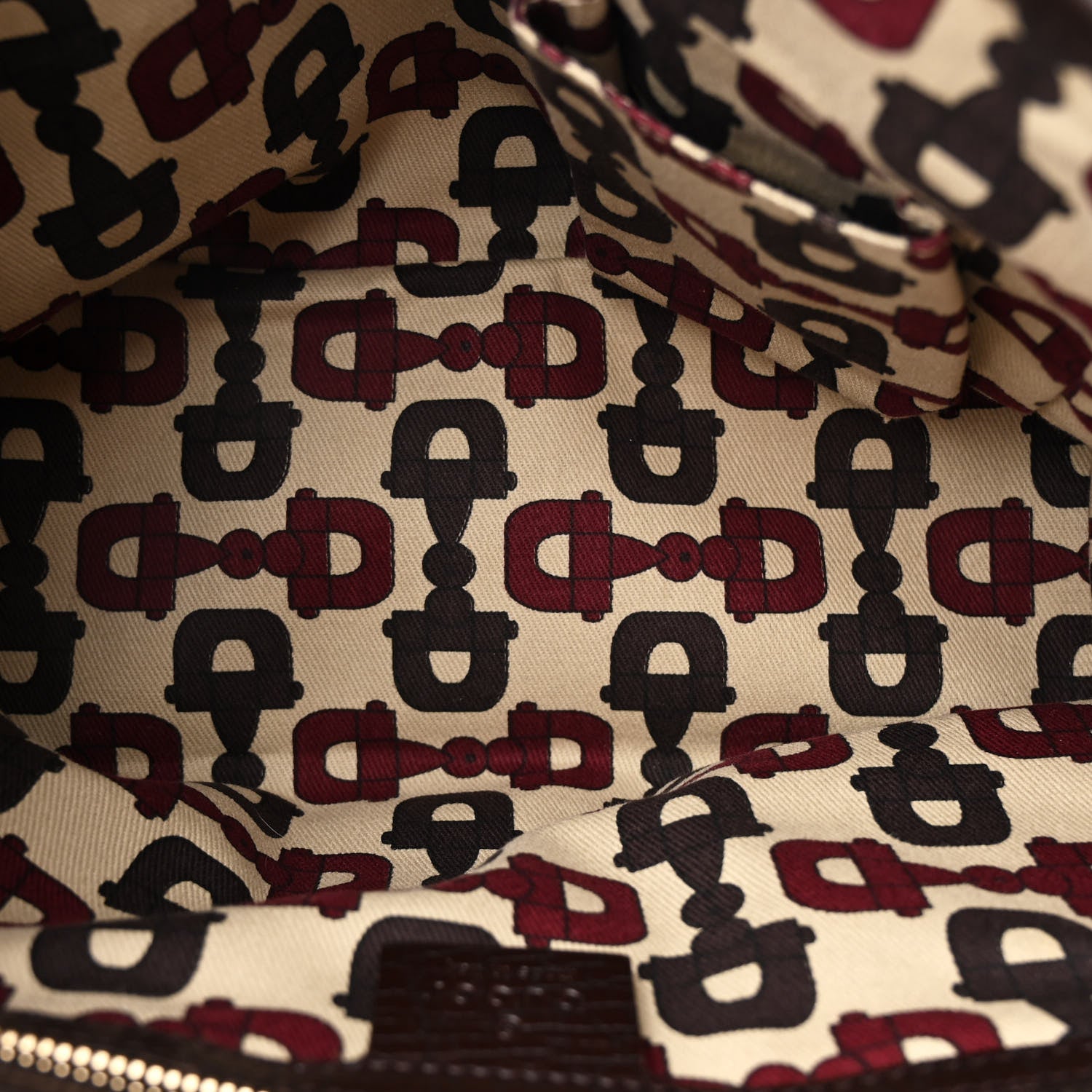 Gucci Monogram Small Jolicoeur Tote Dark Brown 5 of 13
