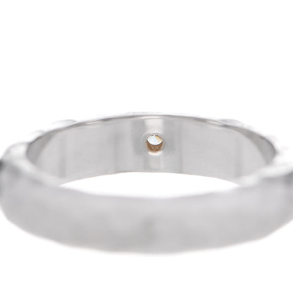 Tiffany 18K White Gold Diamond Paloma Picasso Hammered Ring 52 6 7 of 7