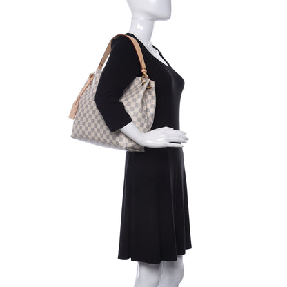 Louis Vuitton Damier Azur Graceful PM Rose Ballerine 2 of 14