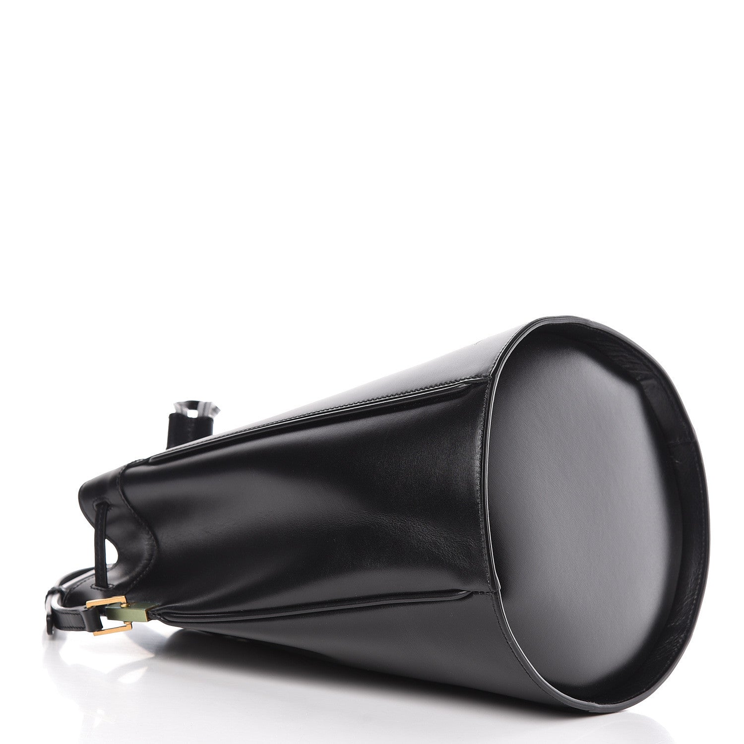 Saint Laurent Smooth Calfskin Medium Talitha Bucket Bag Black 4 of 9
