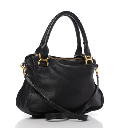 Chloe Calfskin Medium Marcie Satchel Black 3 of 12