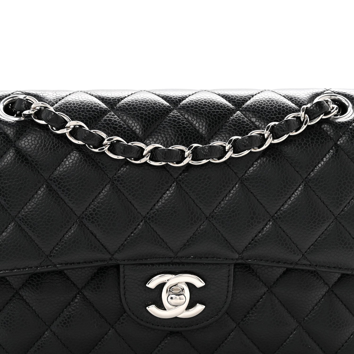 Chanel Caviar Quilted Small Double Flap Black 8 of 14