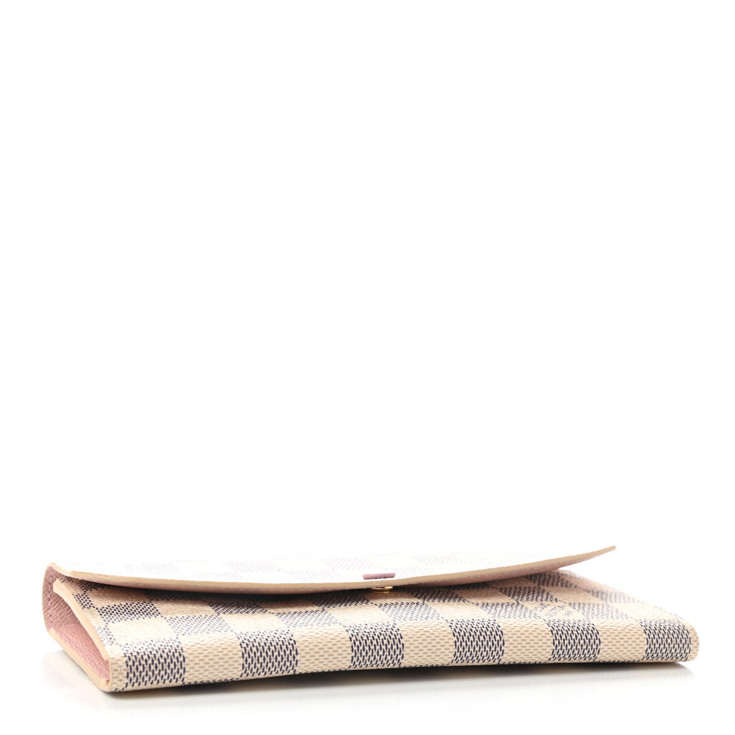 Louis Vuitton Damier Azur Emilie Wallet Rose Ballerine 4 of 7
