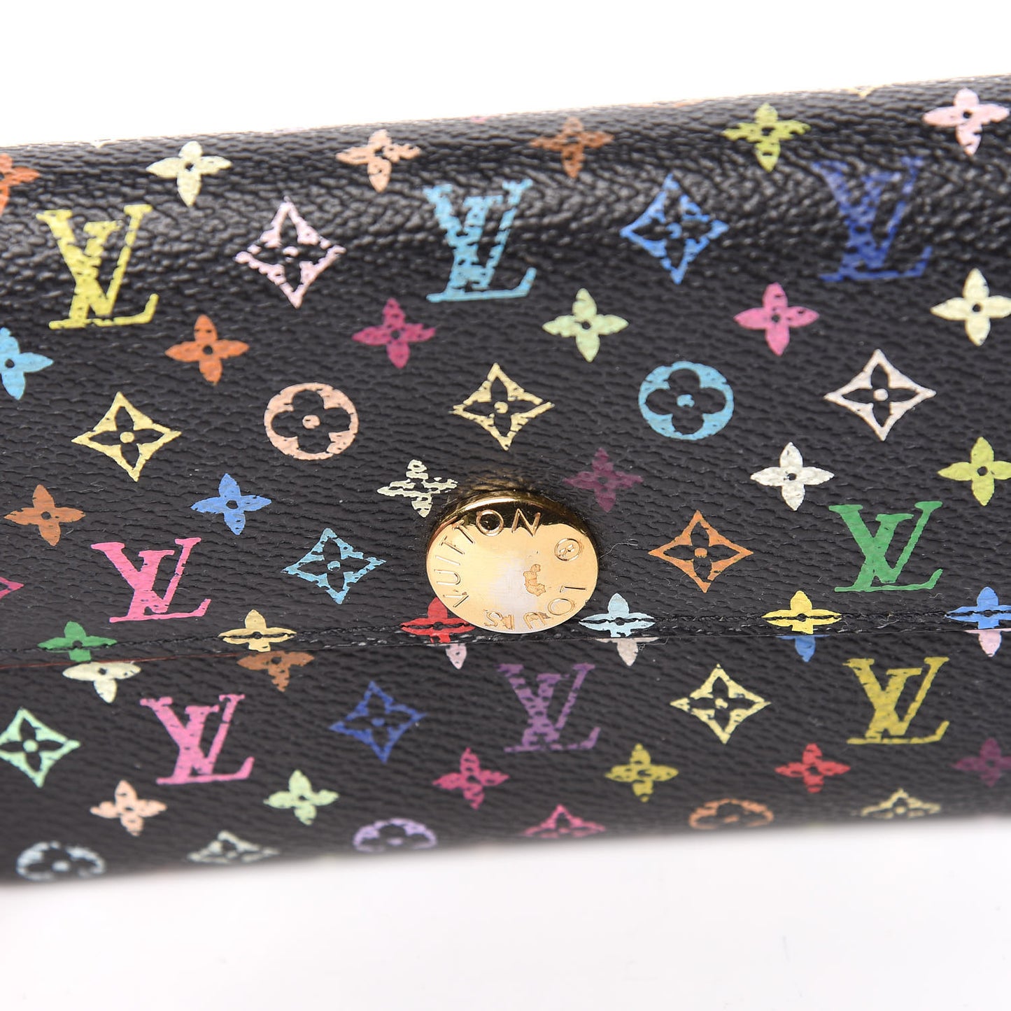 Monogram Multicolor Sarah Wallet Black Grenade