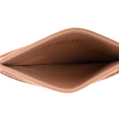 Christian Dior Supple Calfskin Cannage Caro Freesia Card Holder Rose De Vents 5 of 11