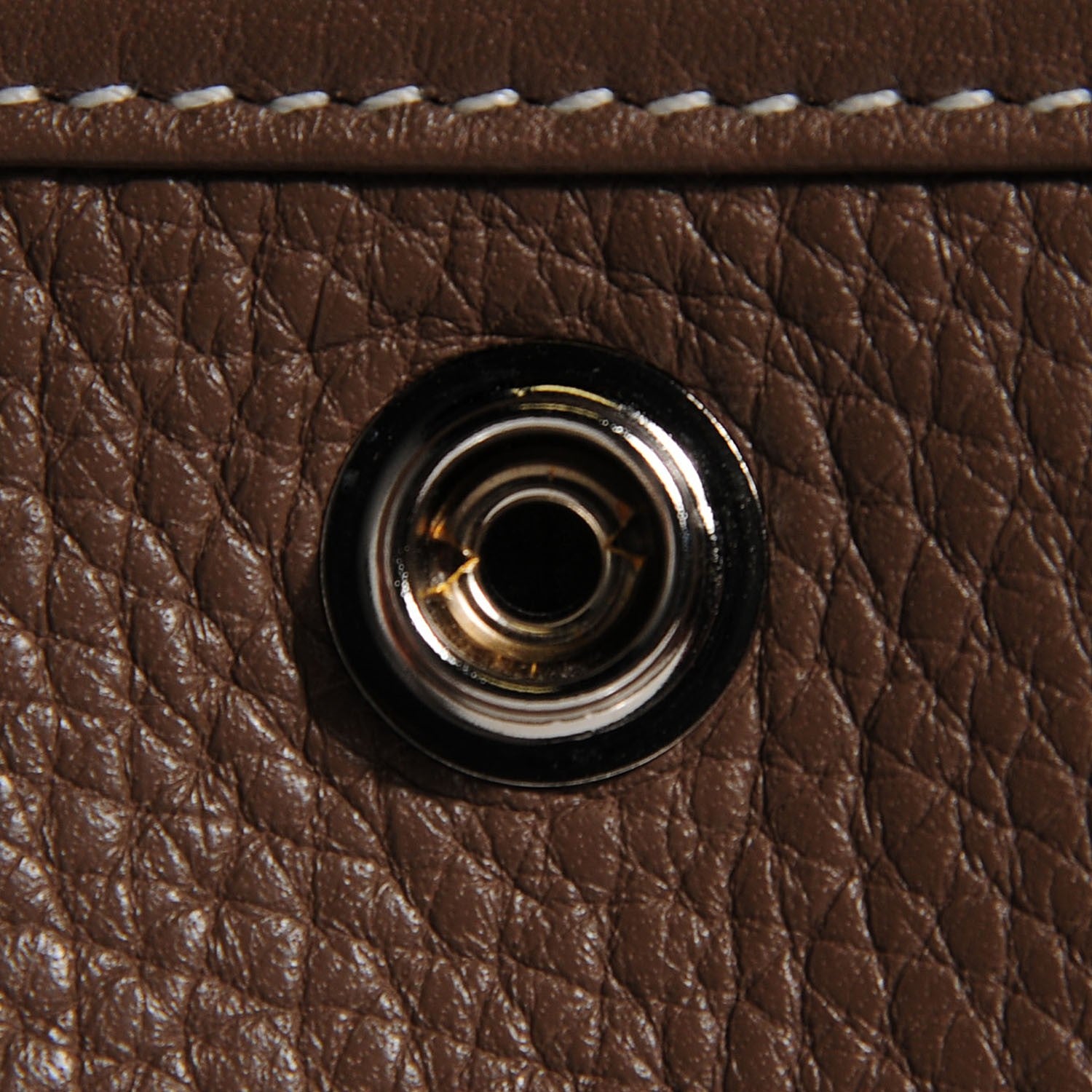 Hermes Taurillon Clemence Evelyne III PM Etoupe 8 of 14