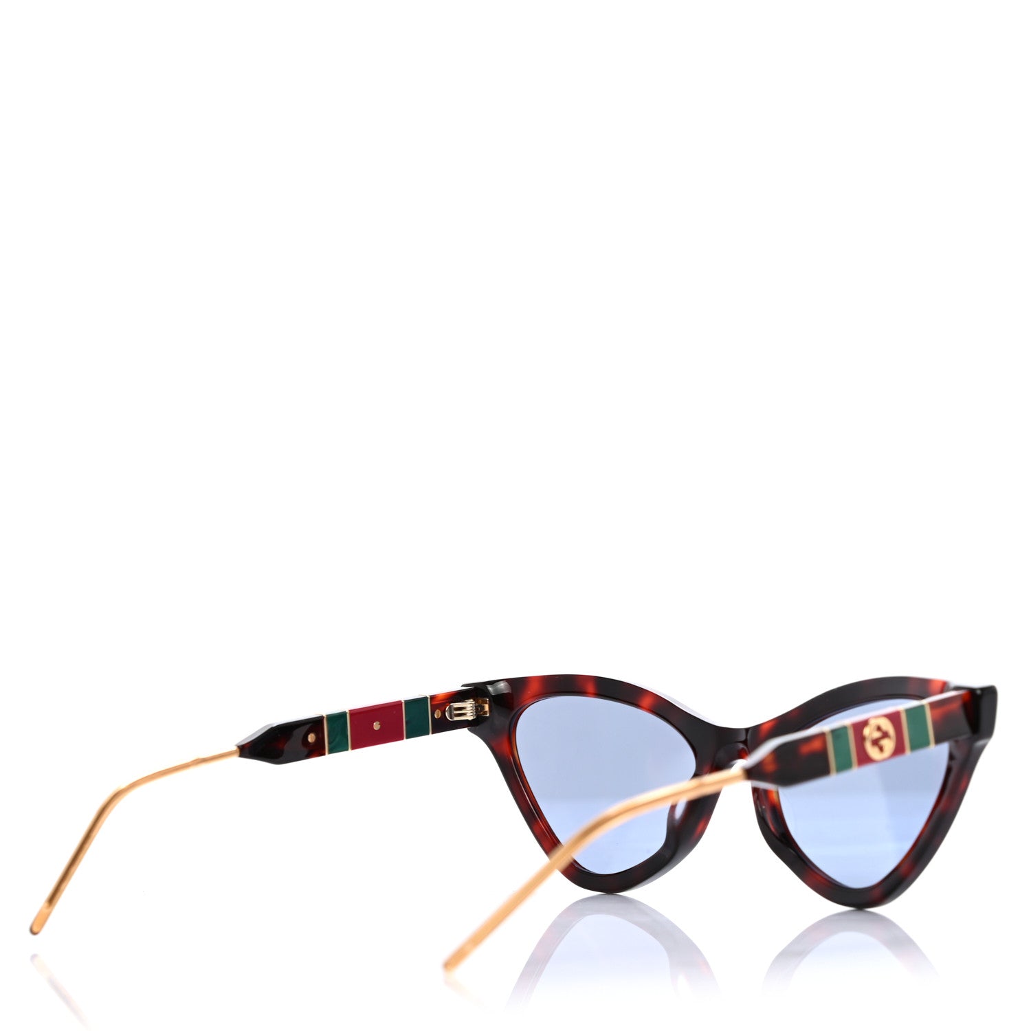 Gucci Acetate Cat Eye GG0597S Sunglasses Havana 4 of 6