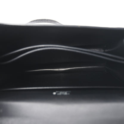 Hermes Shiny Alligator Matte Alligator Mini Sac Roulis Black 5 of 9