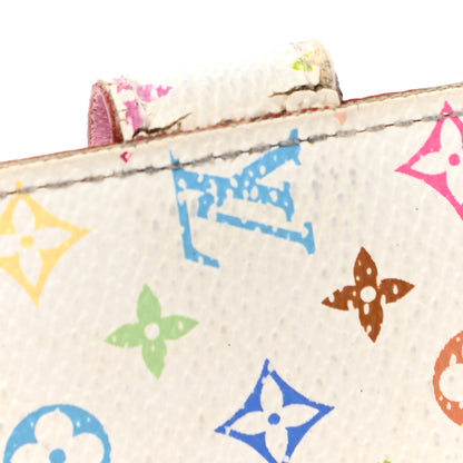 Louis Vuitton Monogram Multicolor Small Ring Agenda Cover White Litchi 12 of 12