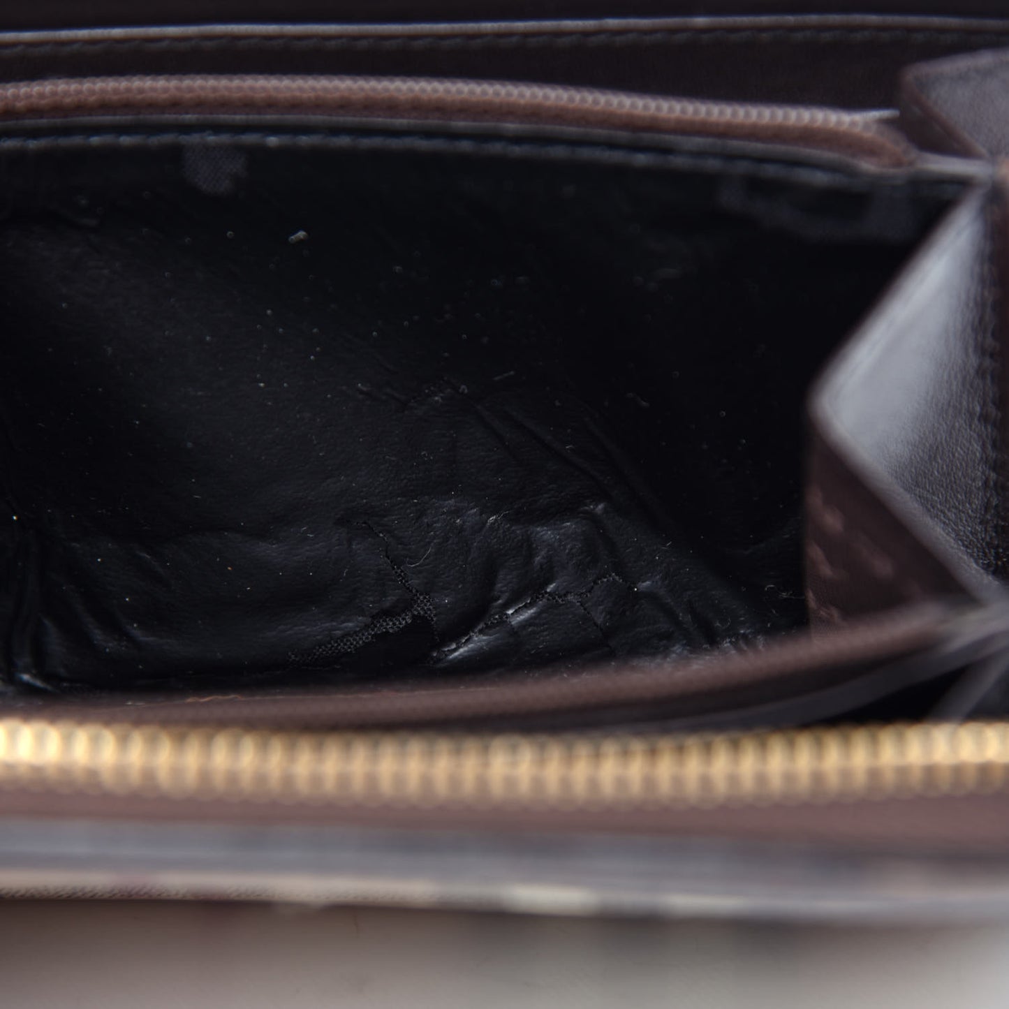 Haymarket Check Large Ziggy Zip Around Wallet Chocolate