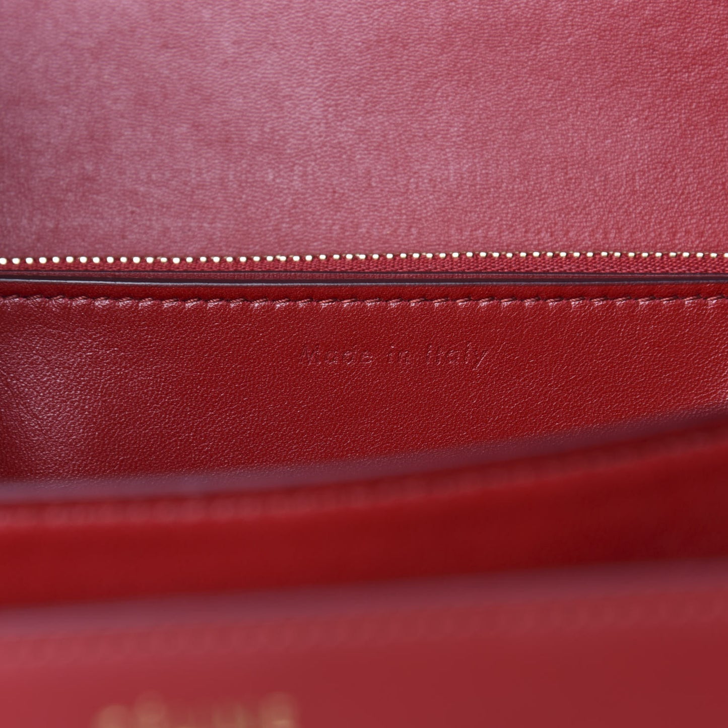 Box Calfskin Medium Classic Box Flap Bag Red