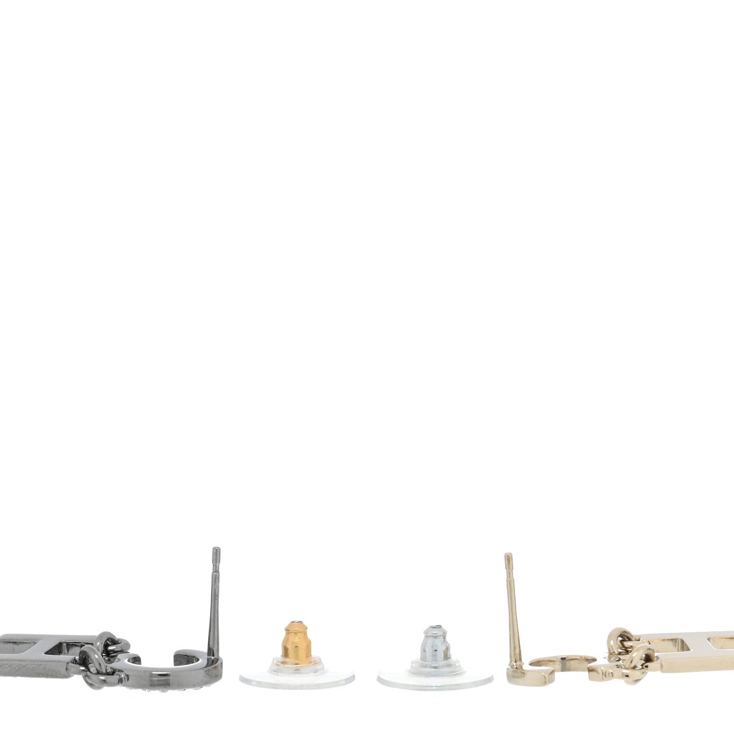 Crystal Pearl Chanel Bright Young Things Earrings Gold Ruthenium