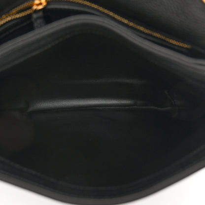 Gucci Roxy Calfskin Web Medium Blondie Shoulder Flap Bag Black 6 of 12