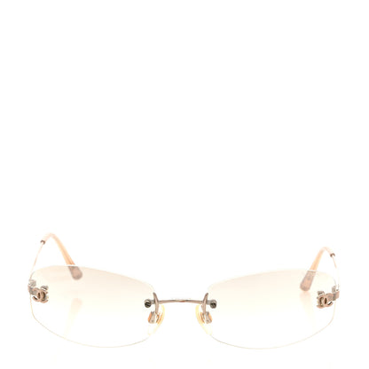 Chanel Metal CC Logo Sunglasses 4002 Beige 2 of 8