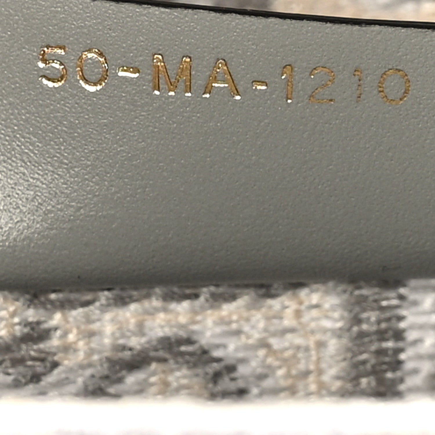 Christian Dior Oblique Embroidered Saddle Bag Gray 6 of 10