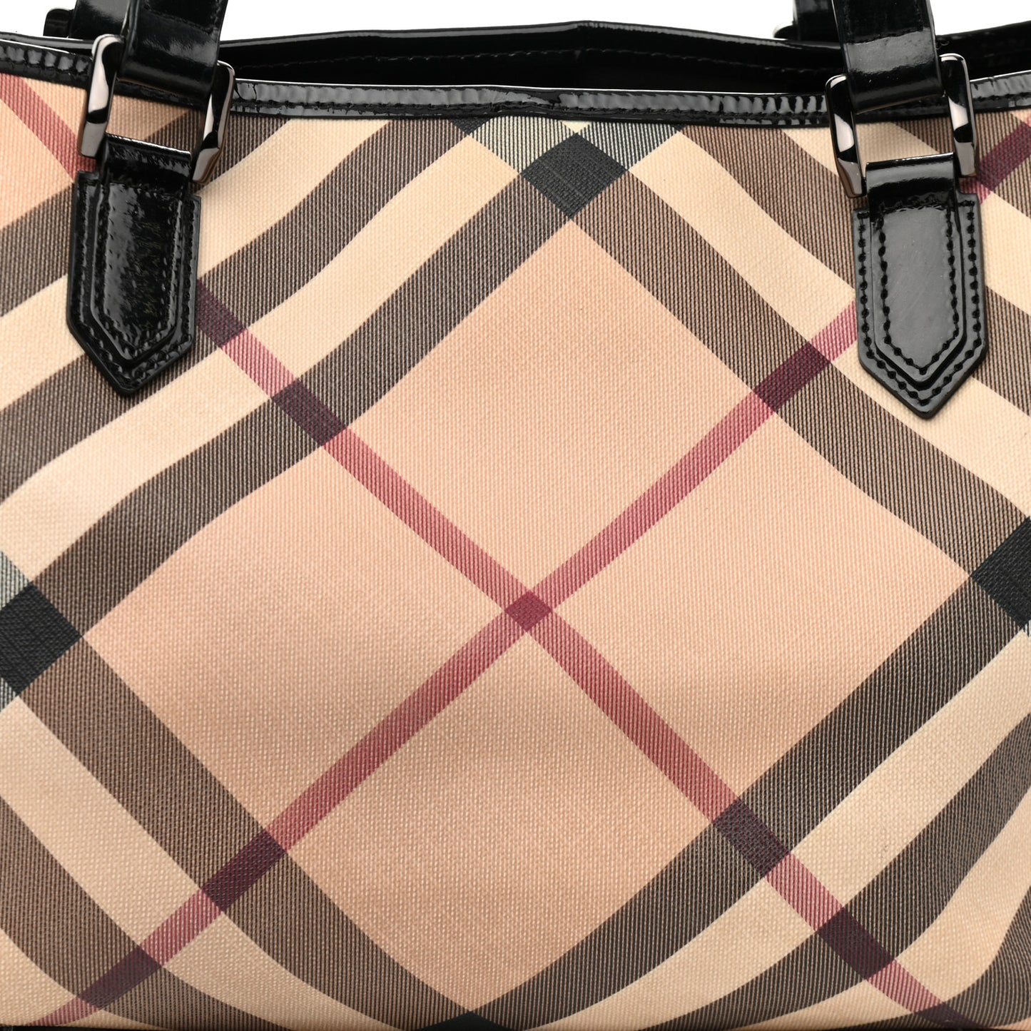 Supernova Check Large Nickie Tote Black