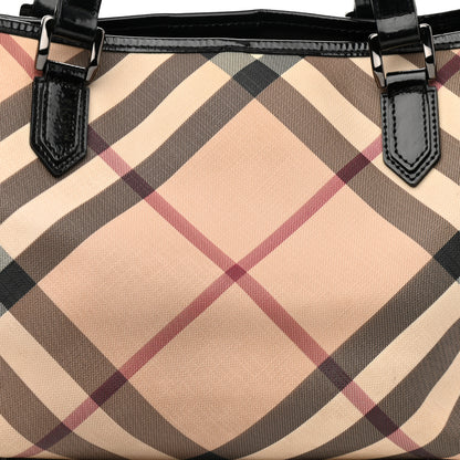 Burberry Supernova Check Large Nickie Tote Black 17 of 17