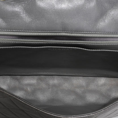 Chanel Lambskin Jumbo Single Flap Grey 7 of 10