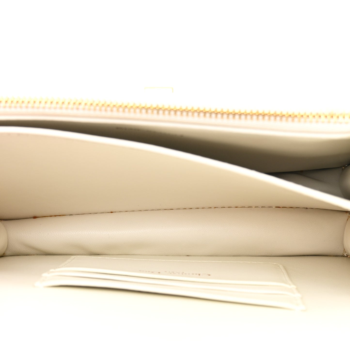 Lambskin Macrocannage Mini Miss Caro Bag Latte