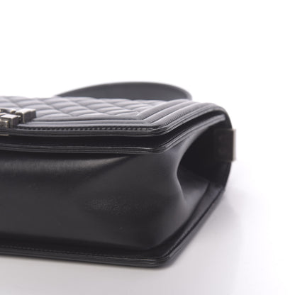 Chanel Calfskin Quilted Medium Boy Flap Black 10 of 14