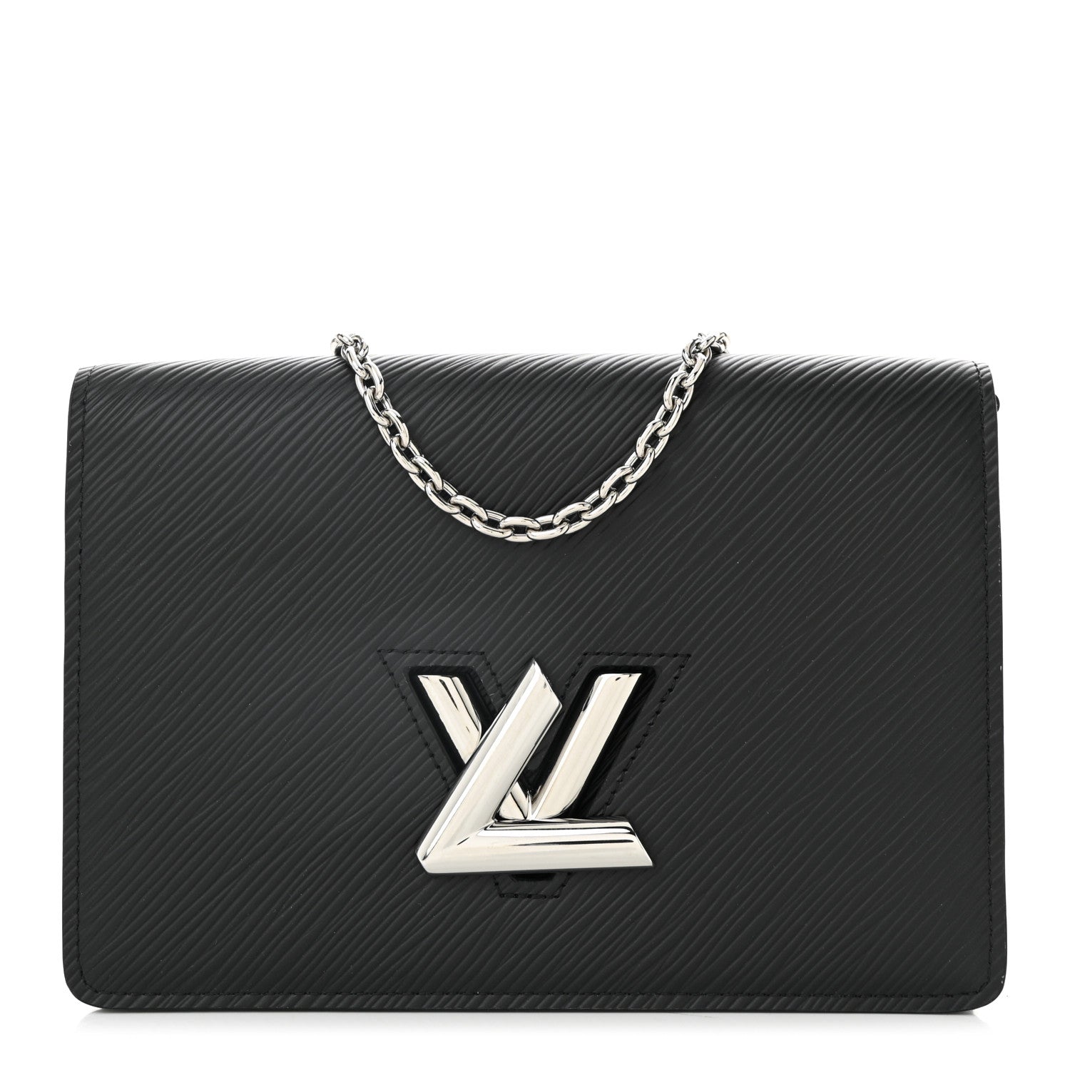 Louis Vuitton Epi Twist Belt Chain Wallet Black 1 of 10