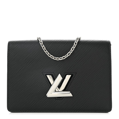 Louis Vuitton Epi Twist Belt Chain Wallet Black 1 of 10