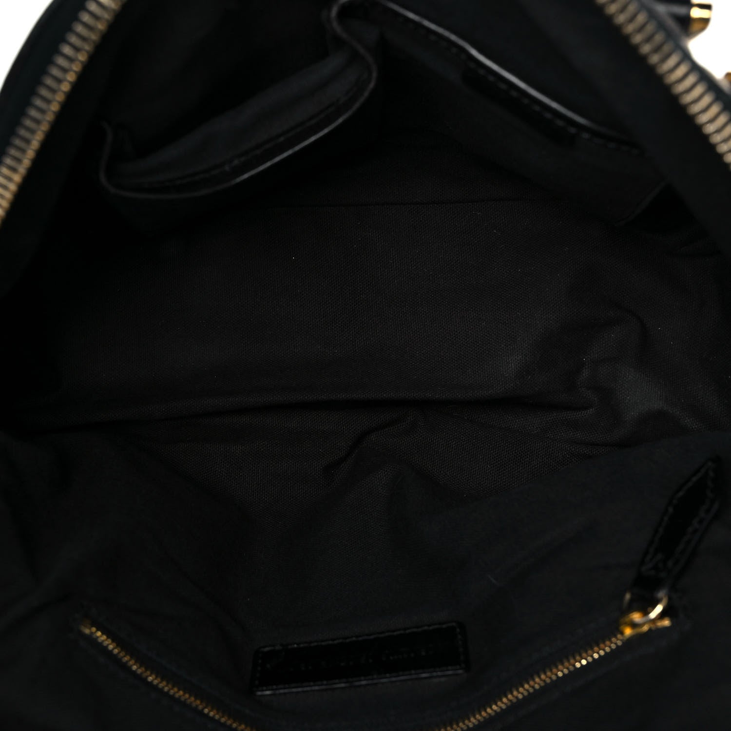 Burberry Bridle Calfskin House Check Small Orchard Bowling Bag Black 5 of 9