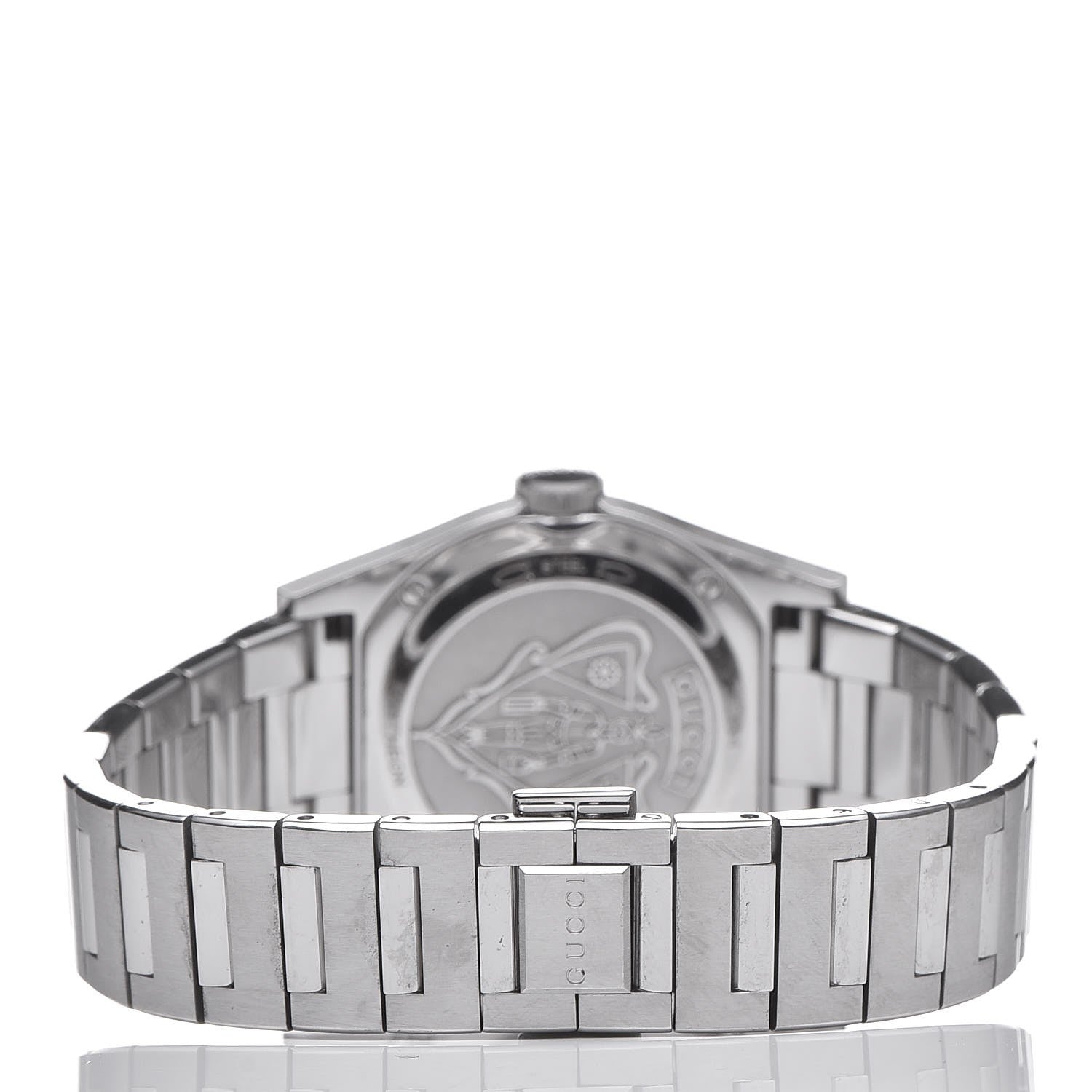 Gucci Stainless Steel Diamond Mother of Pearl 36mm Pantheon Quartz Watch 4 of 9