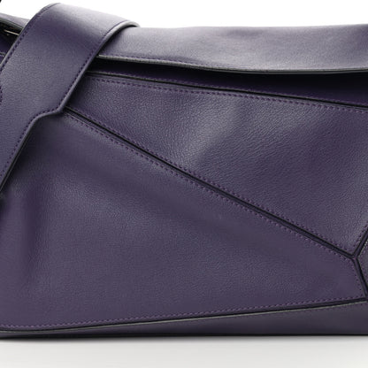 Loewe Calfskin Medium Puzzle Bag Purple 8 of 17