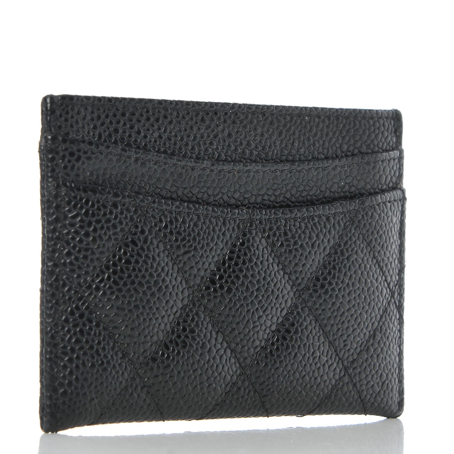 Chanel Caviar Quilted Card Holder Black 3 of 8