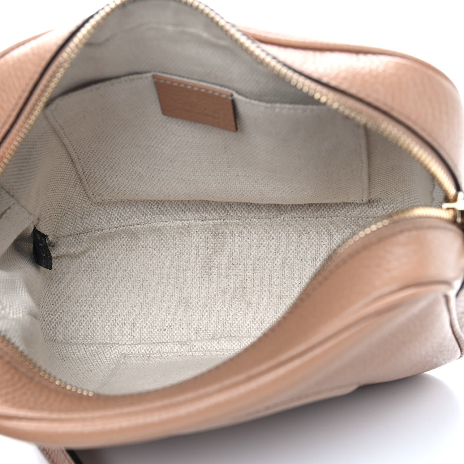 Gucci Pebbled Calfskin Small Soho Disco Bag Camelia 5 of 15