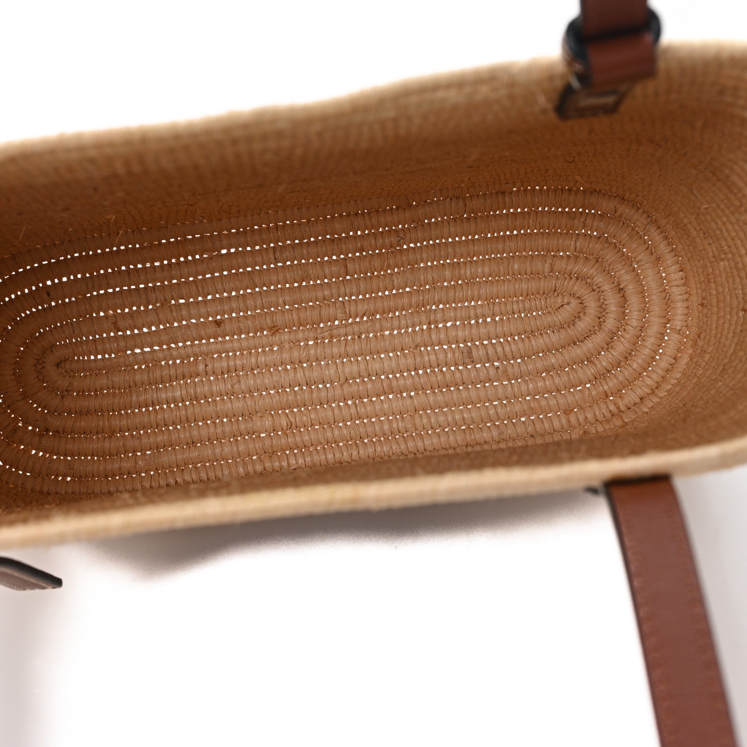Loewe Raffia Small Square Basket Tote Bag Natural Tan 1936570