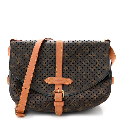 Louis Vuitton Monogram SC Flore Saumur Teal 1 of 10