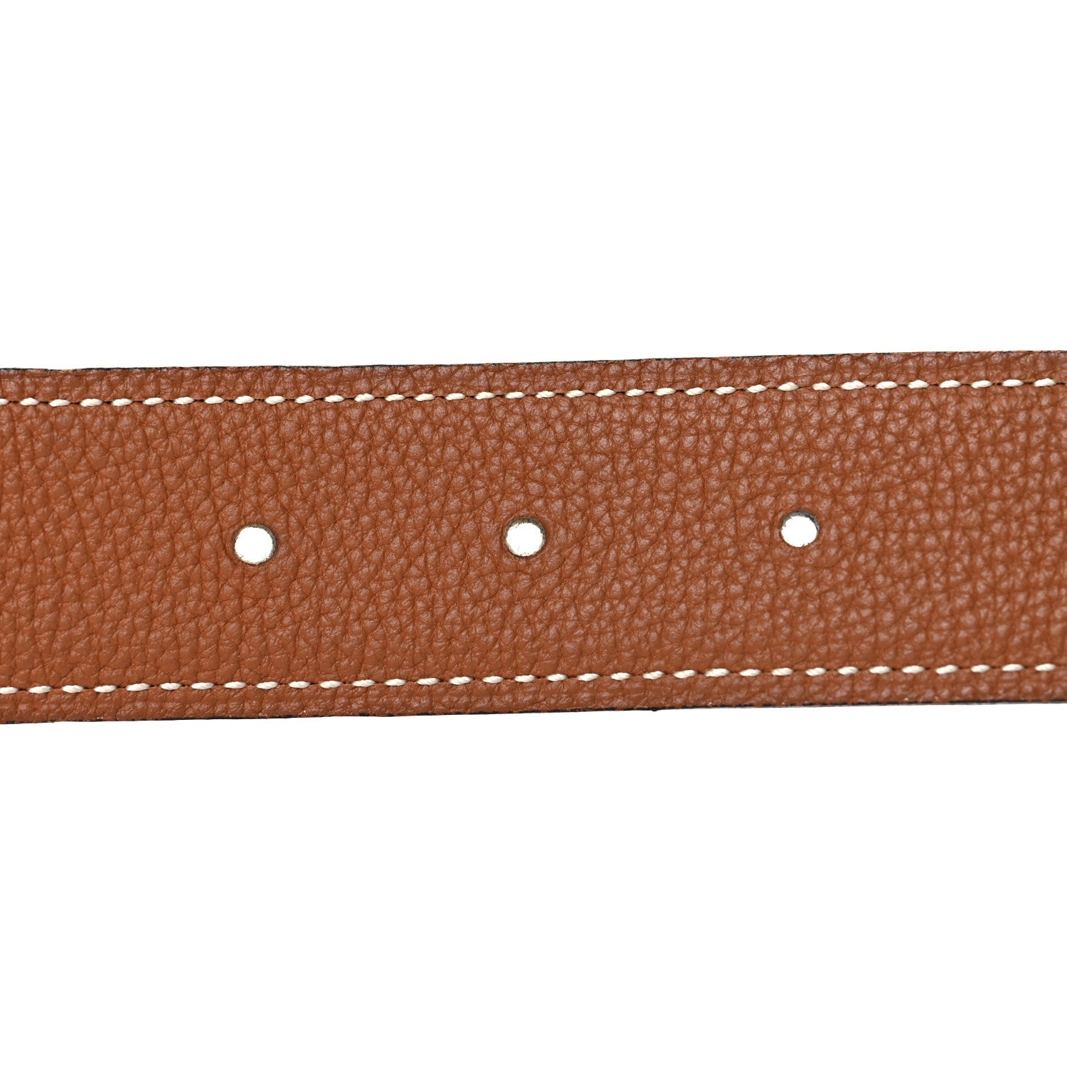 Hermes Box Togo 32mm H Belt 85/34 Black Gold 3 of 5