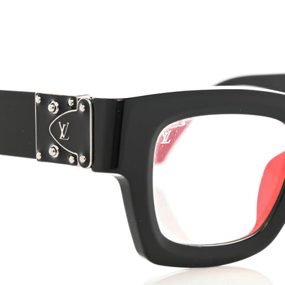 Louis Vuitton Acetate Charleston Sunglasses Z1244E Black Prism 6 of 10