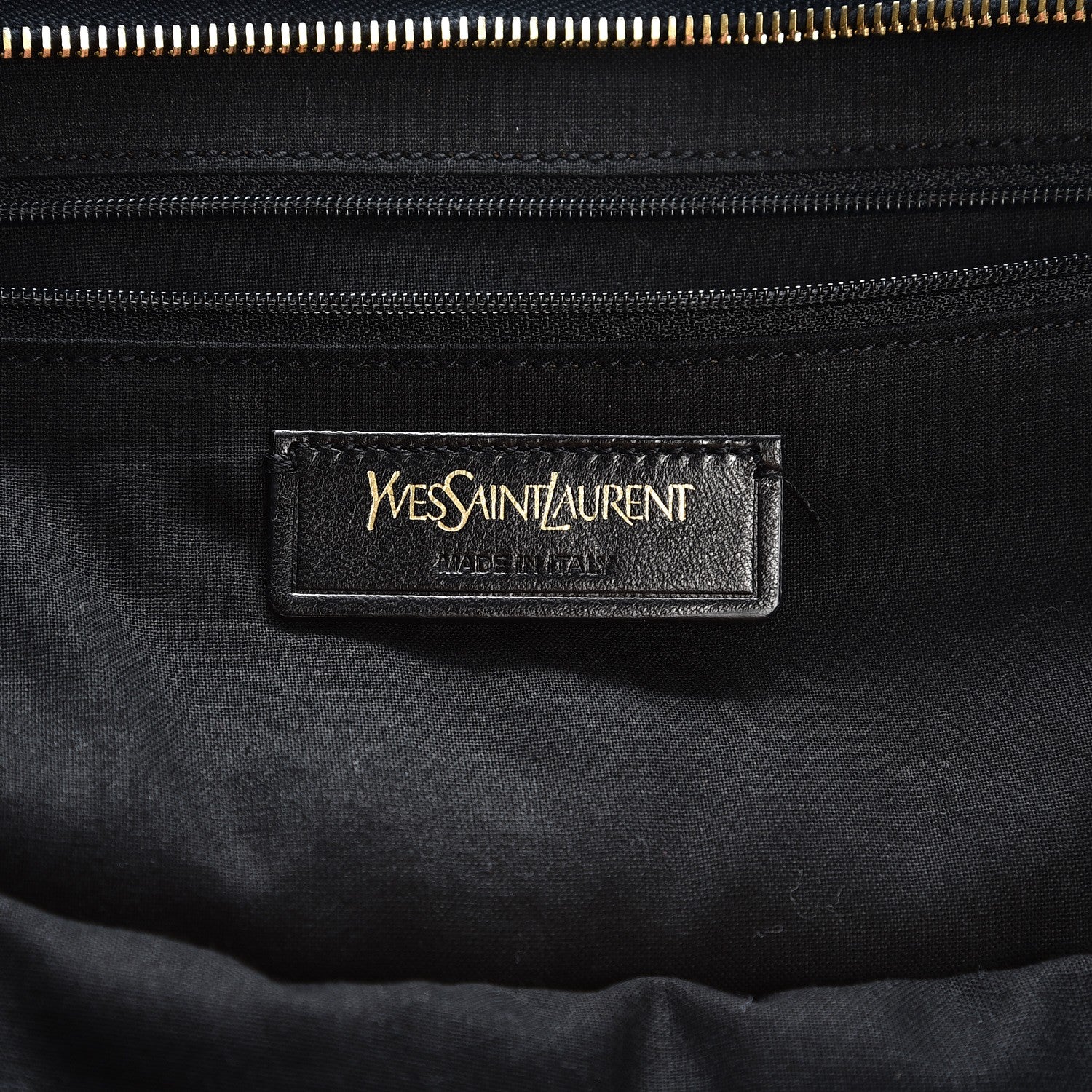 Saint Laurent Sheepskin Medium Cabas ChYc Navy 6 of 9