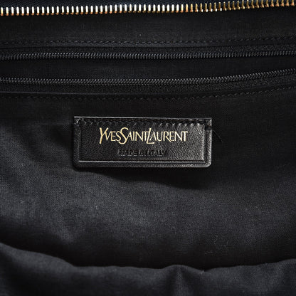 Saint Laurent Sheepskin Medium Cabas ChYc Navy 6 of 9