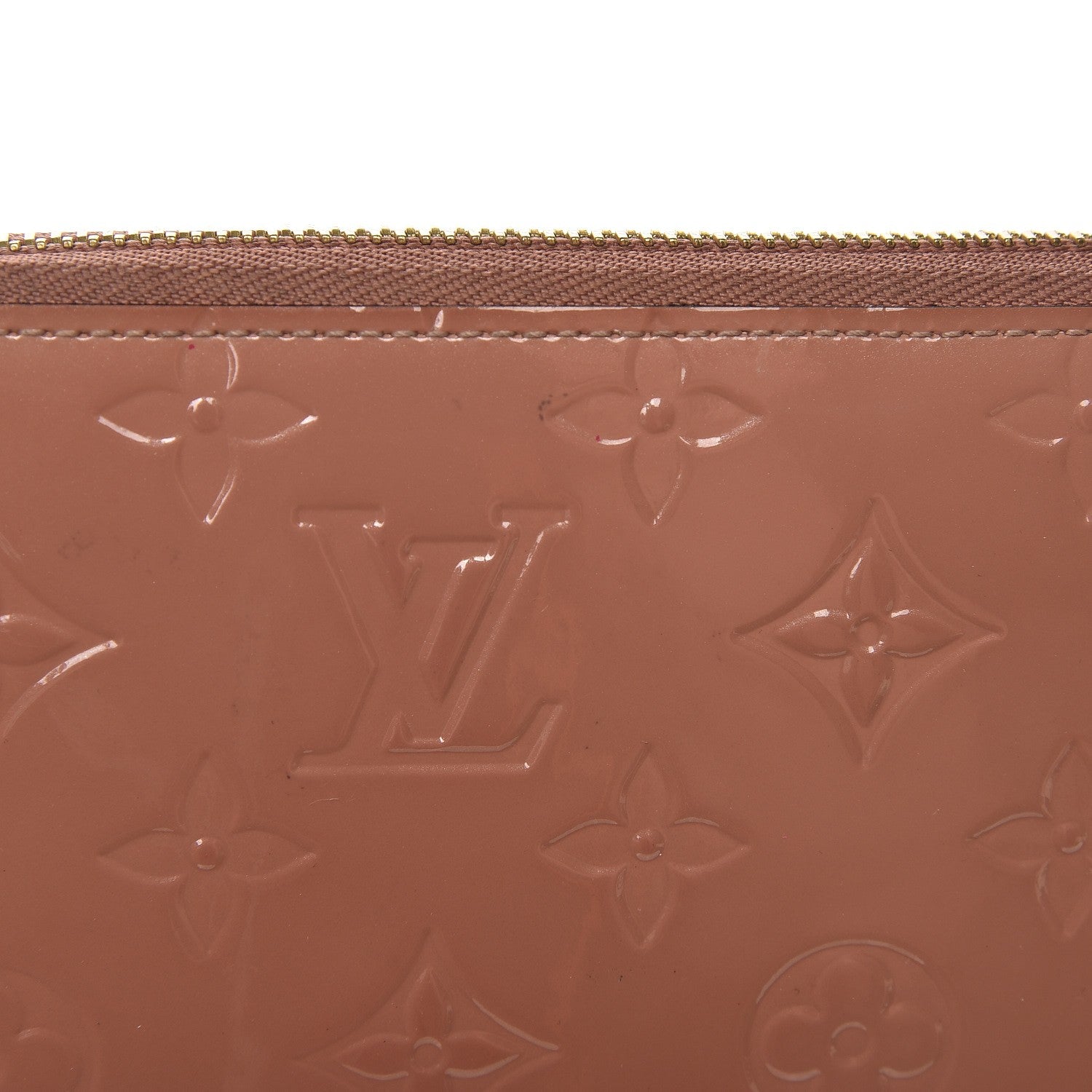 Louis Vuitton Vernis Zippy Wallet Rose Velours 10 of 10