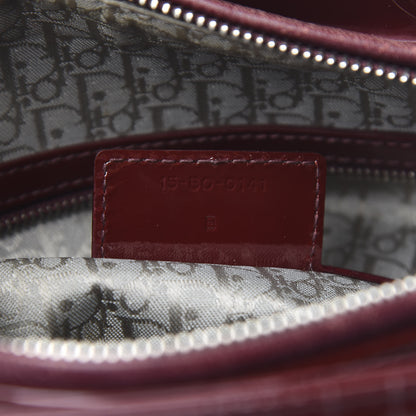 Christian Dior Patent Cannage Large Lady Dior Burgundy 8 of 12