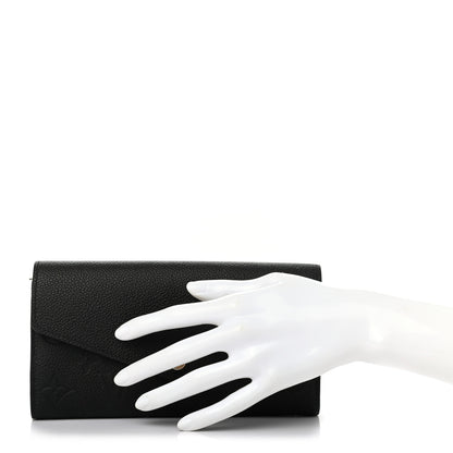 Louis Vuitton Empreinte Sarah Wallet NM Black 2 of 8
