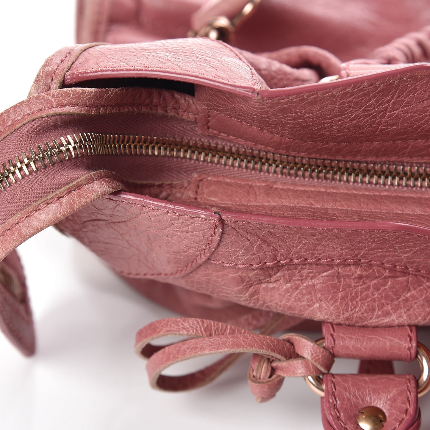 Agneau Giant 12 Rose Gold Hardware City Rose Bruyere