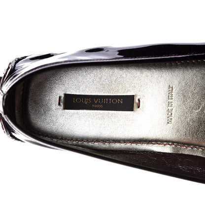 Louis Vuitton Patent Bow Flats 41 Bordeaux 9 of 10